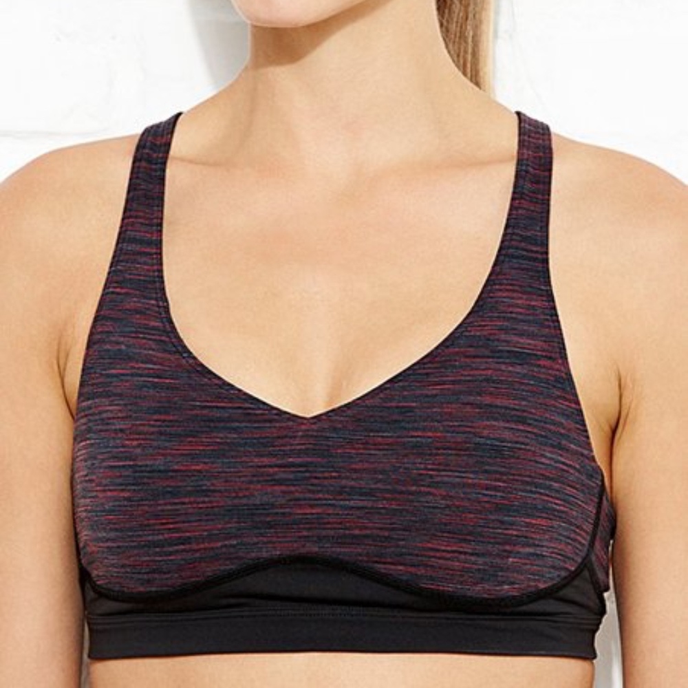 Lucy Perfect Core Wild Plum Padded Sports Bra - Picture 1 of 5